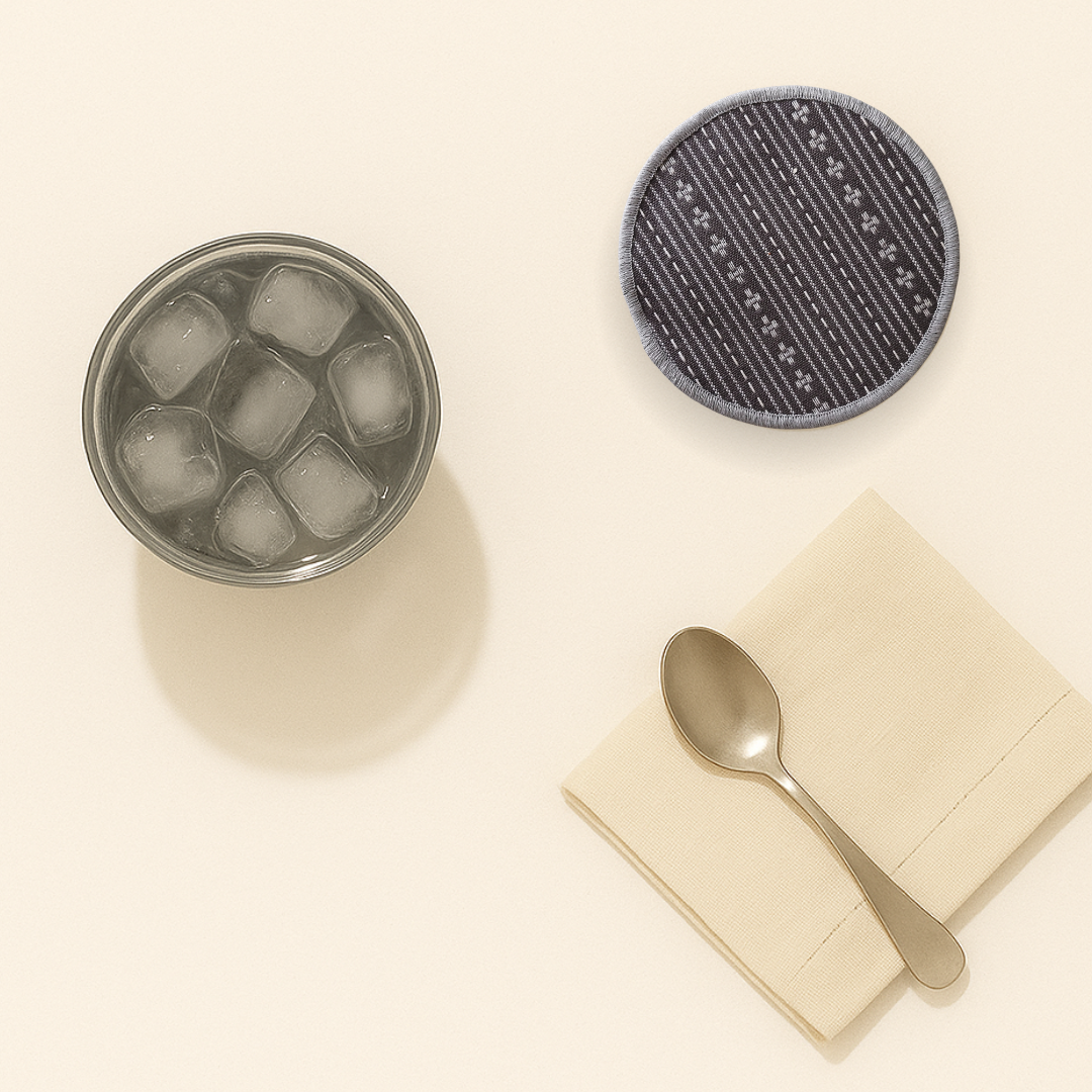 Cotton Coasters - Grey