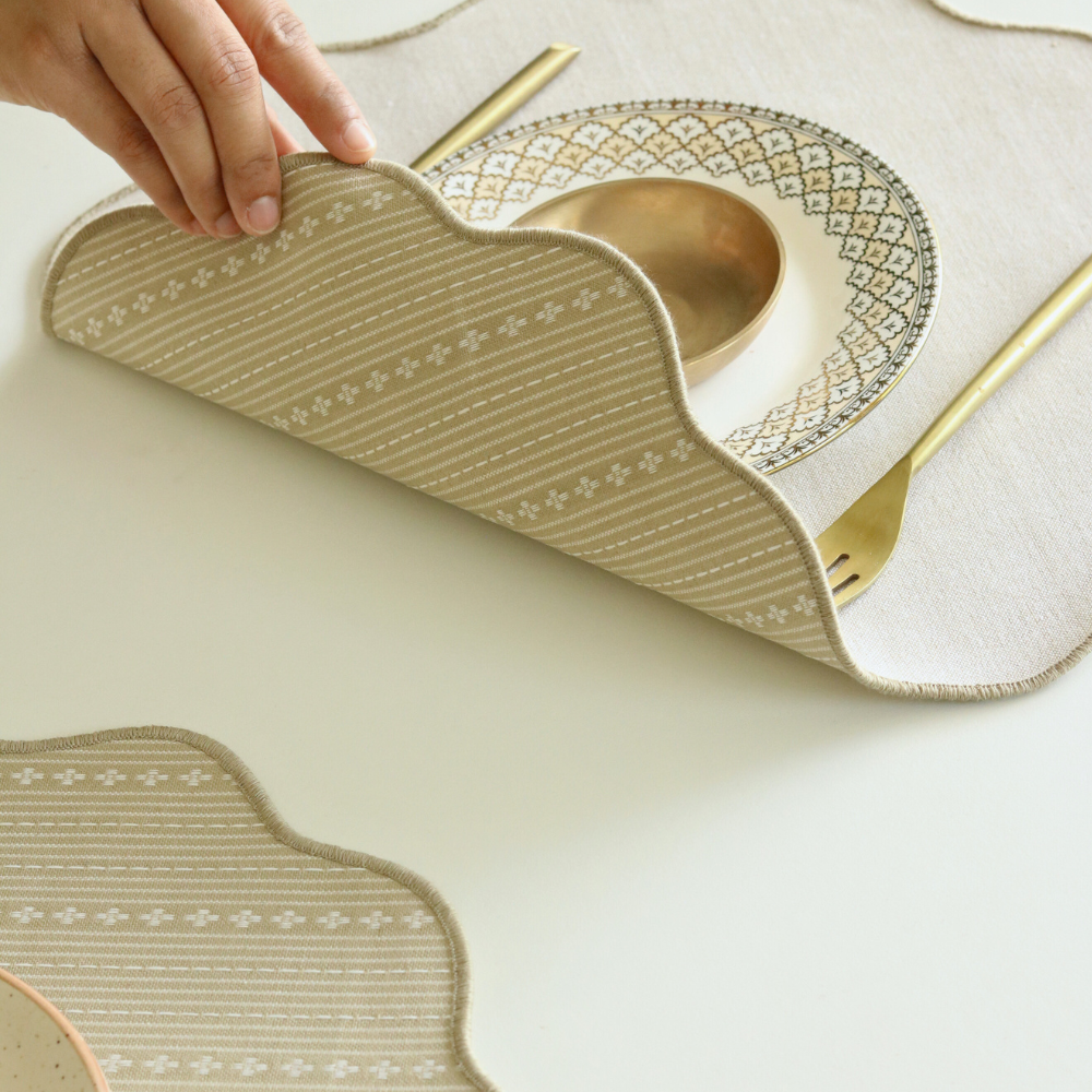 Woven Desert Sand Placemats