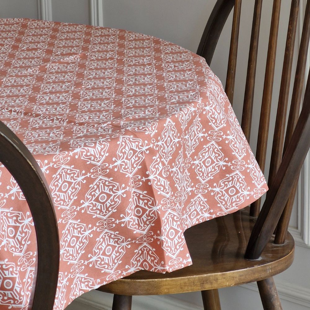 Agra Red Tablecloth