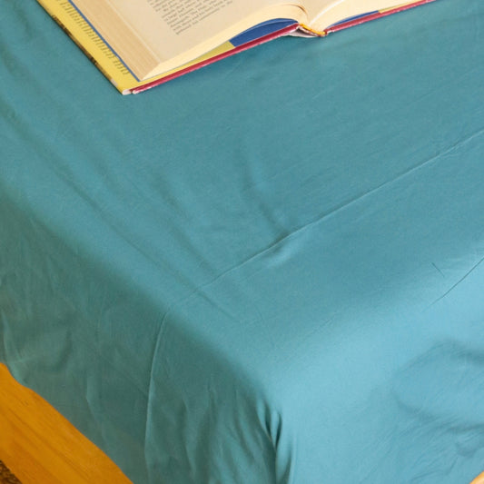 Solid Teal Bedsheet