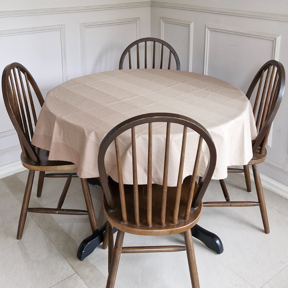 Cinnamon Cream Tablecloth
