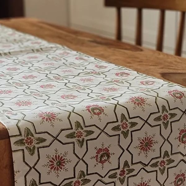 Persian Garden - Runner Pink & Green