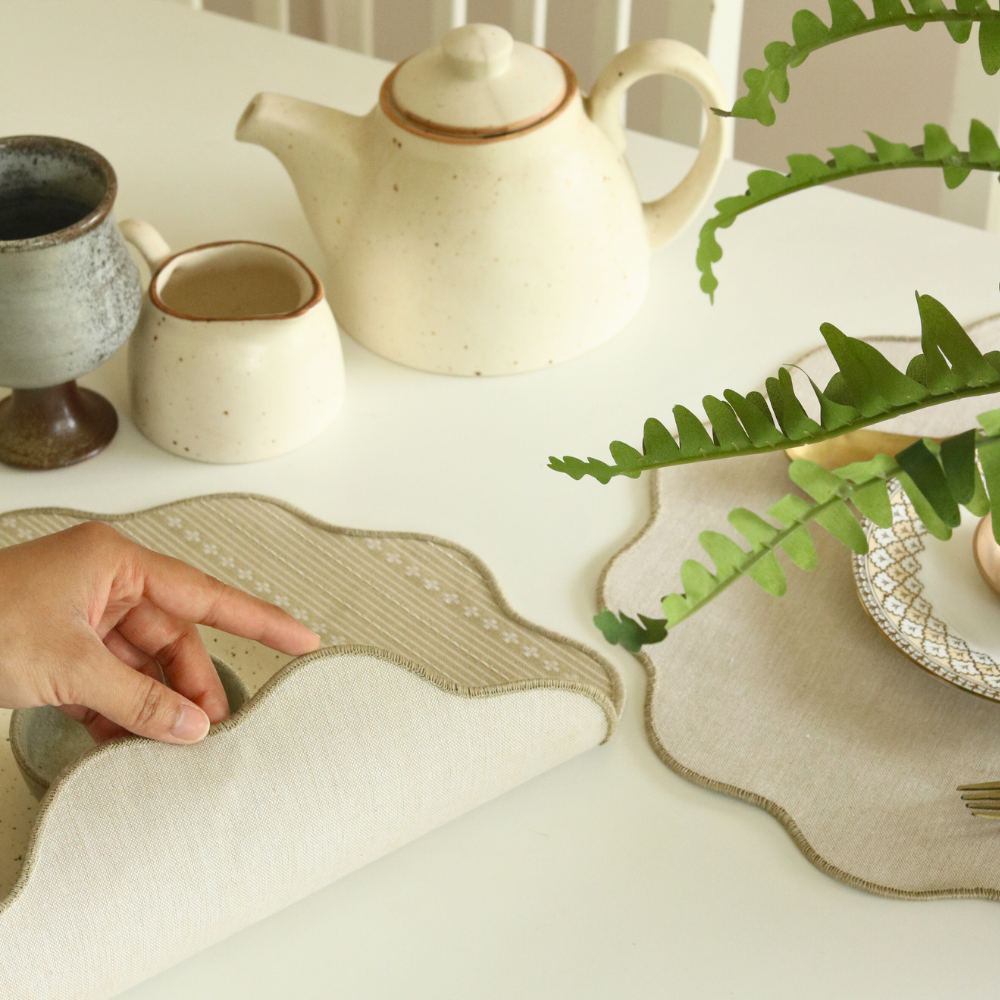 Woven Desert Sand Placemats