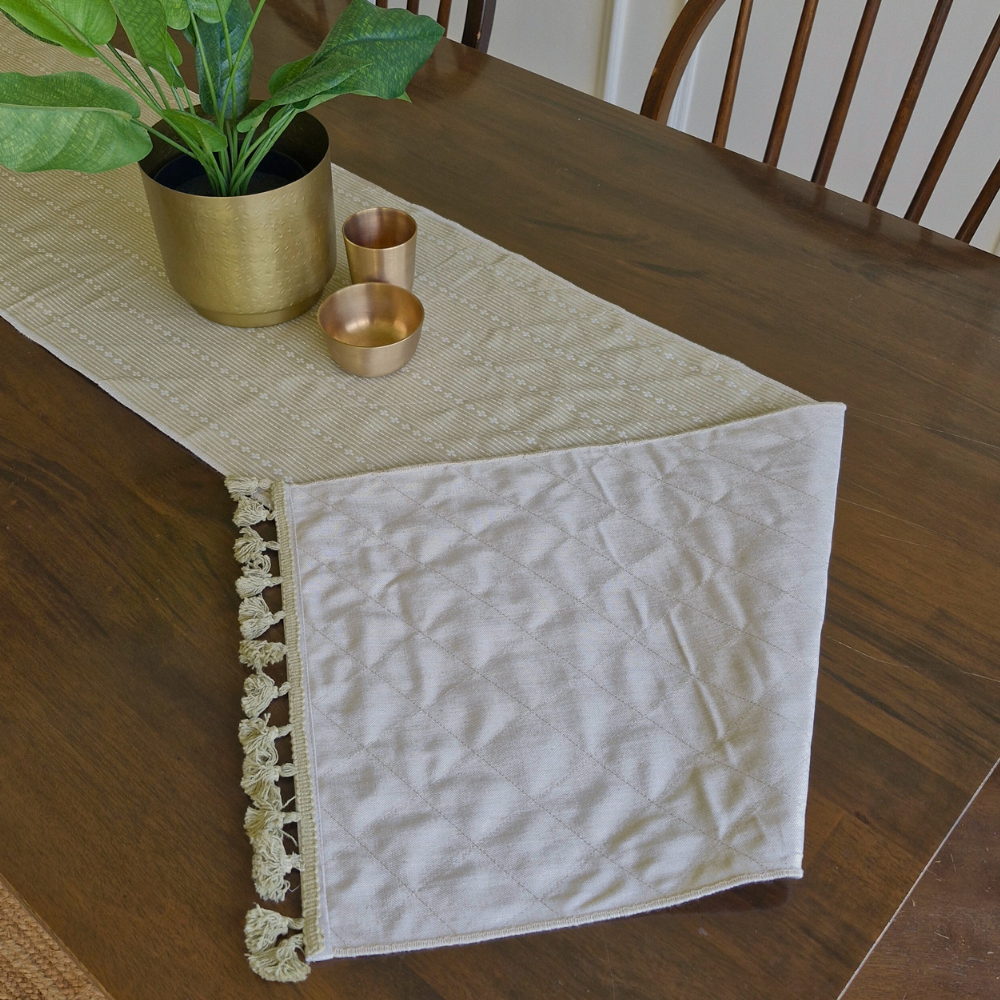 Woven Desert Sand Reversible Runner