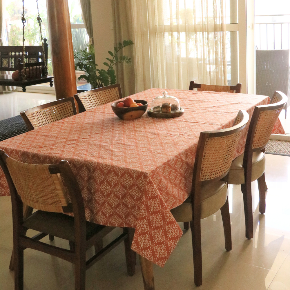 Agra Red Tablecloth Agra Red