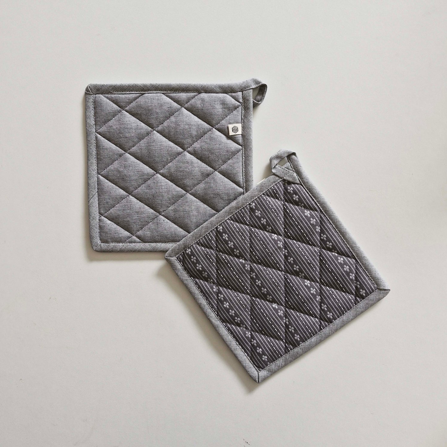 Wipeable & Reversible Pot Holder - Grey