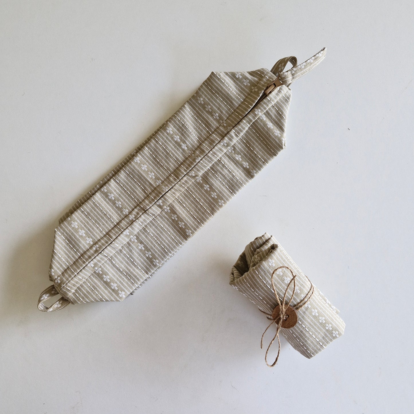 Tuck & Go Pouch - Woven Desert Sand