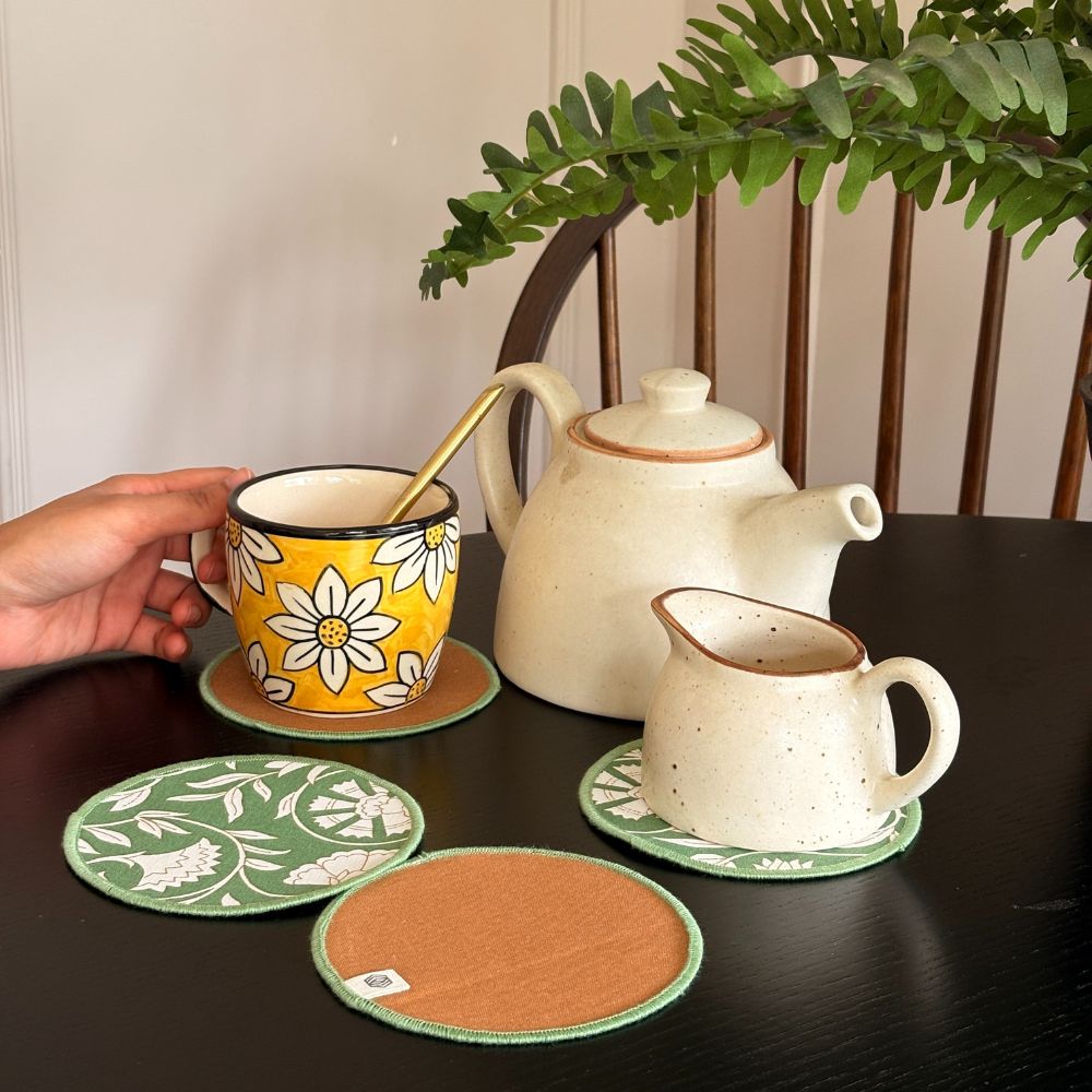 Cotton Coasters - Forest Pine