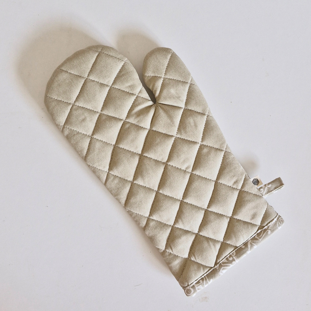 Oven Mitten / Glove - Dholpur Biege