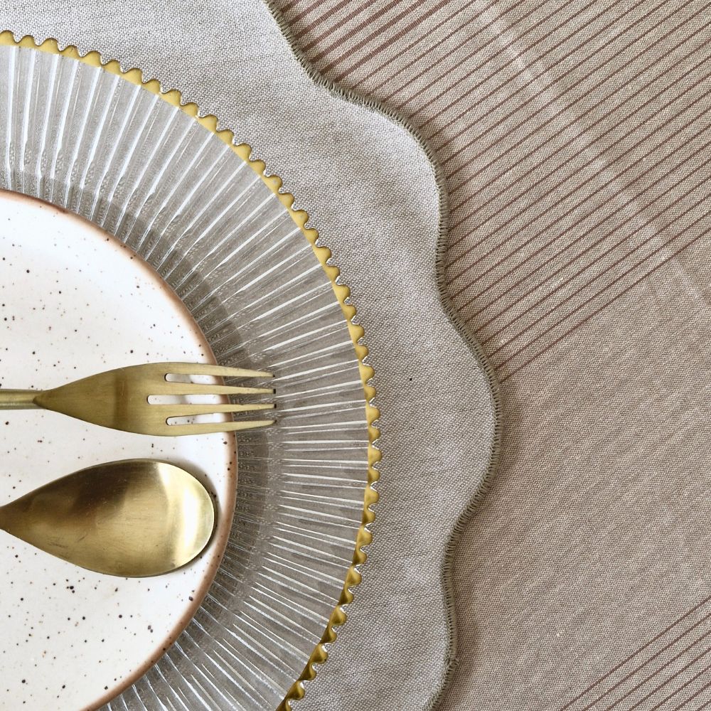 Cinnamon Cream Tablecloth