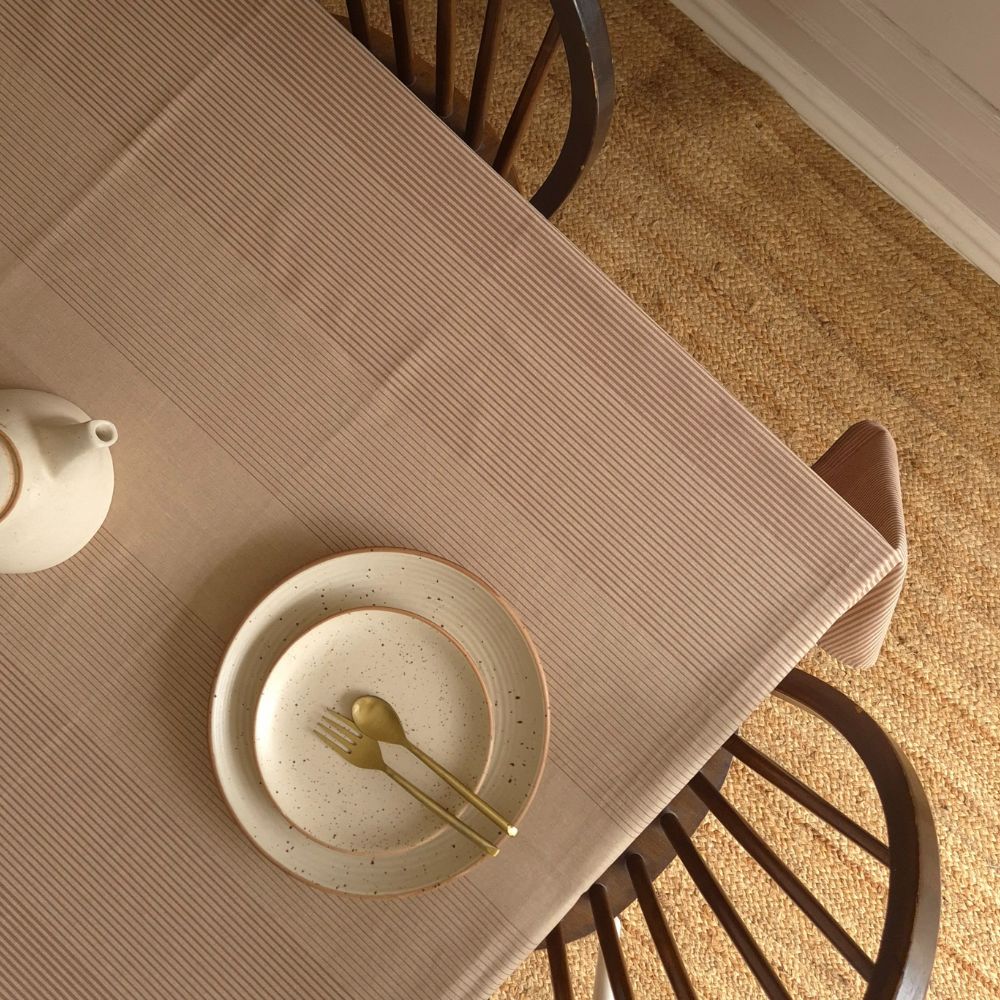 Cinnamon Cream Tablecloth