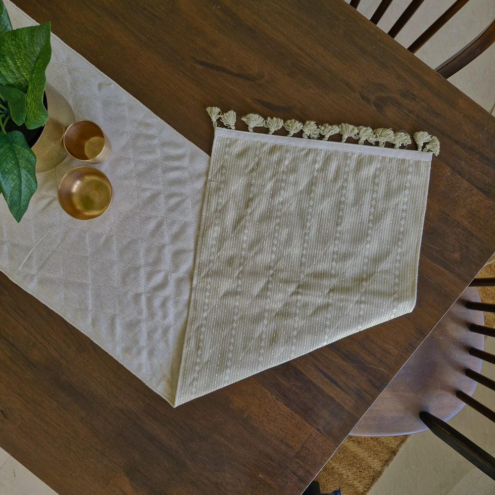 Woven Desert Sand Reversible Runner