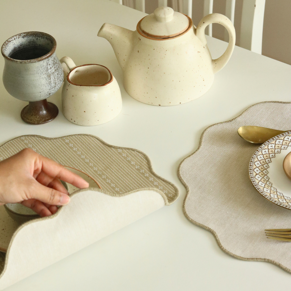 Woven Desert Sand Placemats