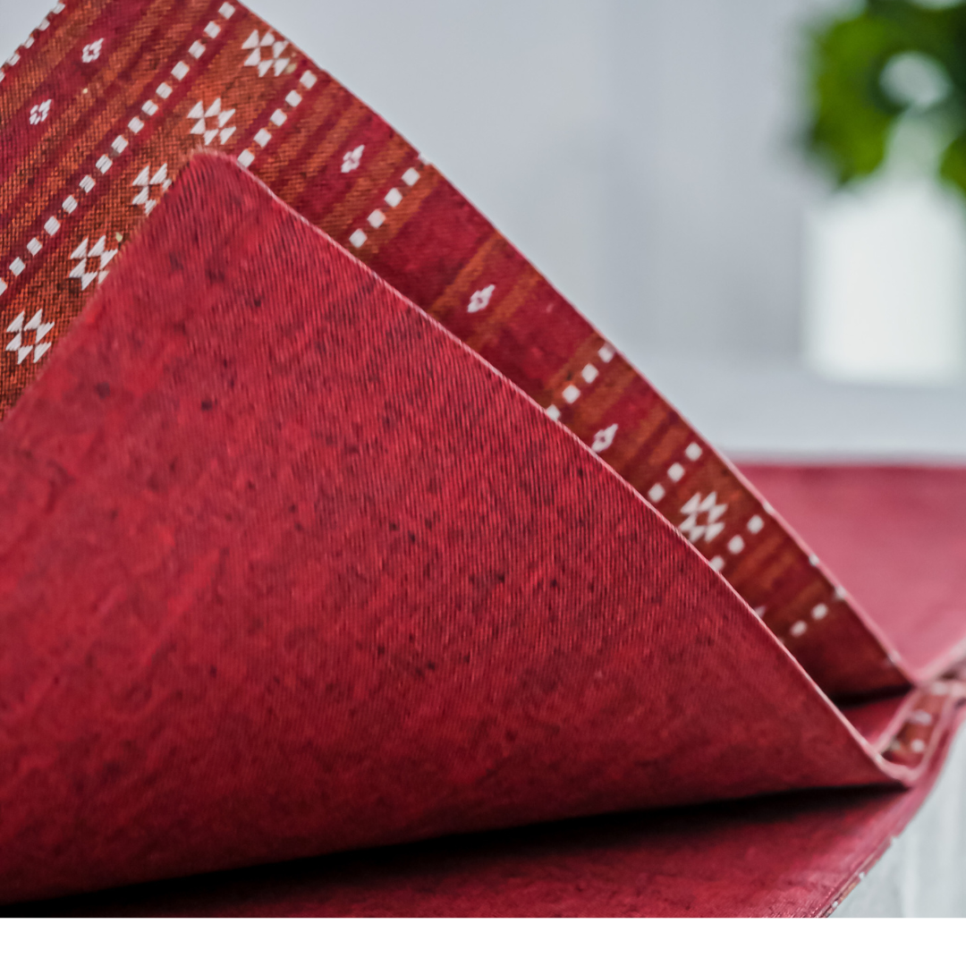 Woven Ruby Red Placemats