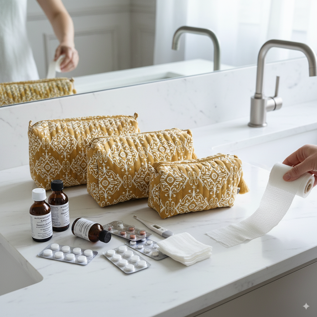 Quilted Pouches - Jaisalmer