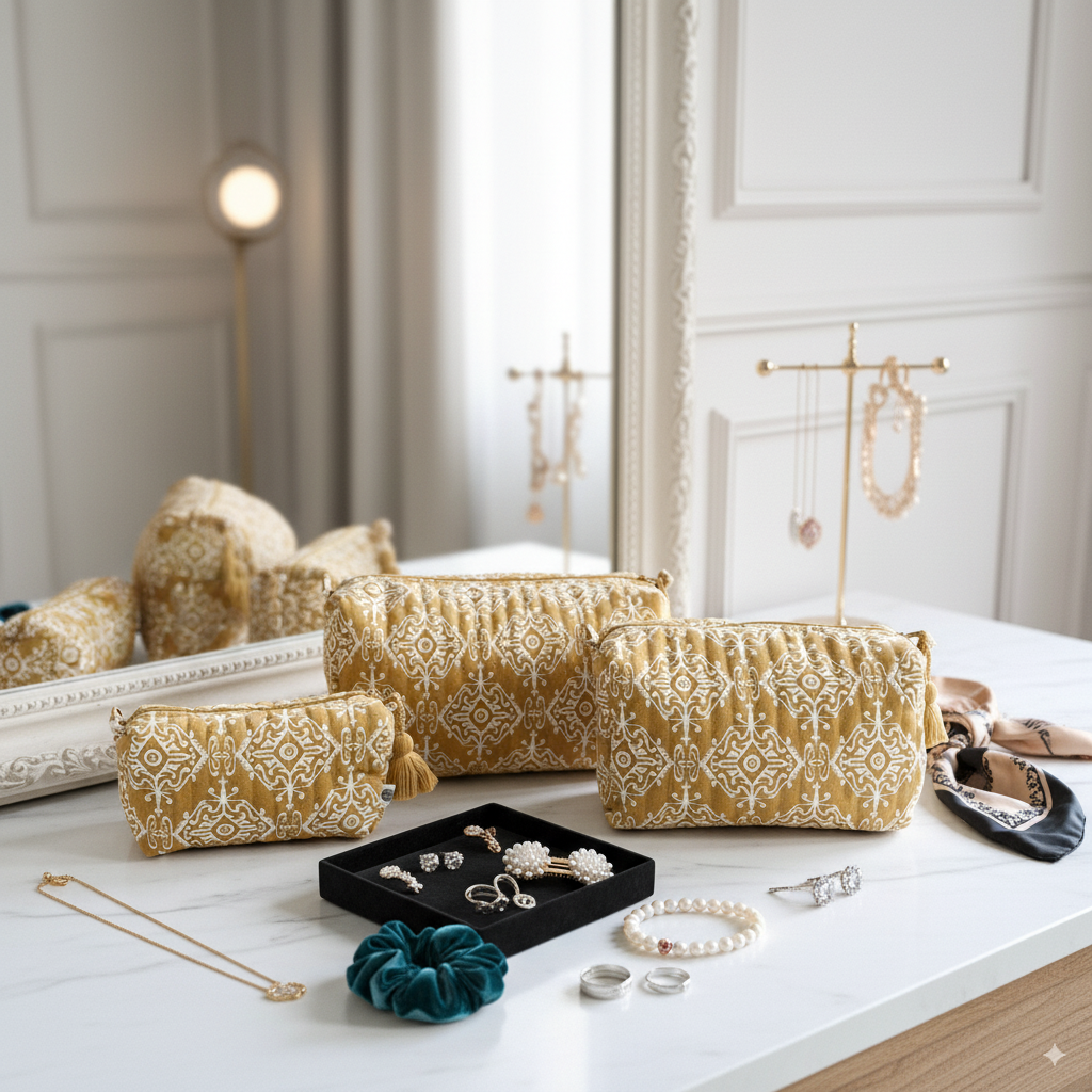 Quilted Pouches - Jaisalmer