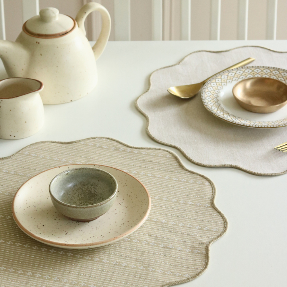 Woven Desert Sand Placemats