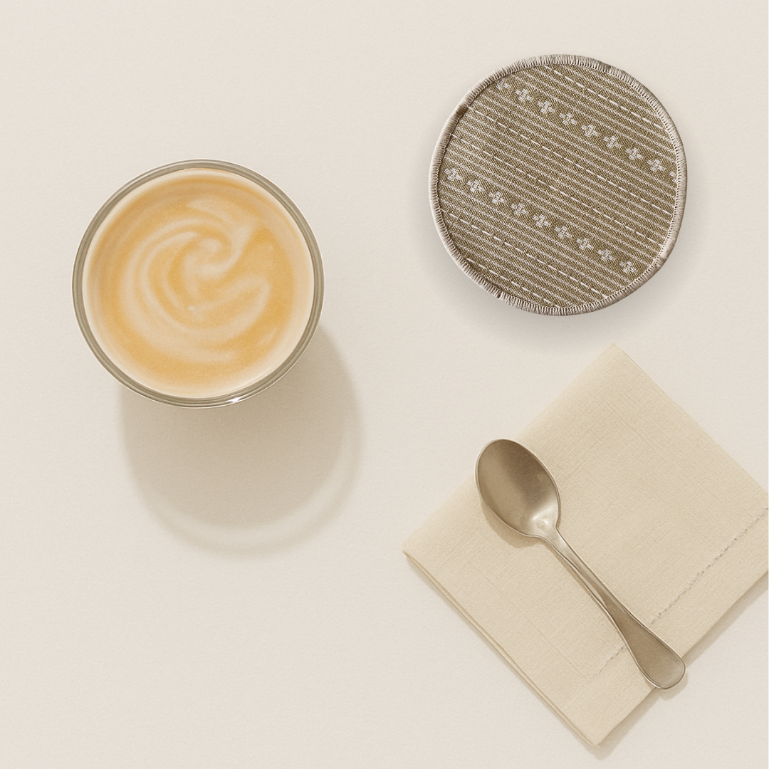Cotton Coasters - Beige