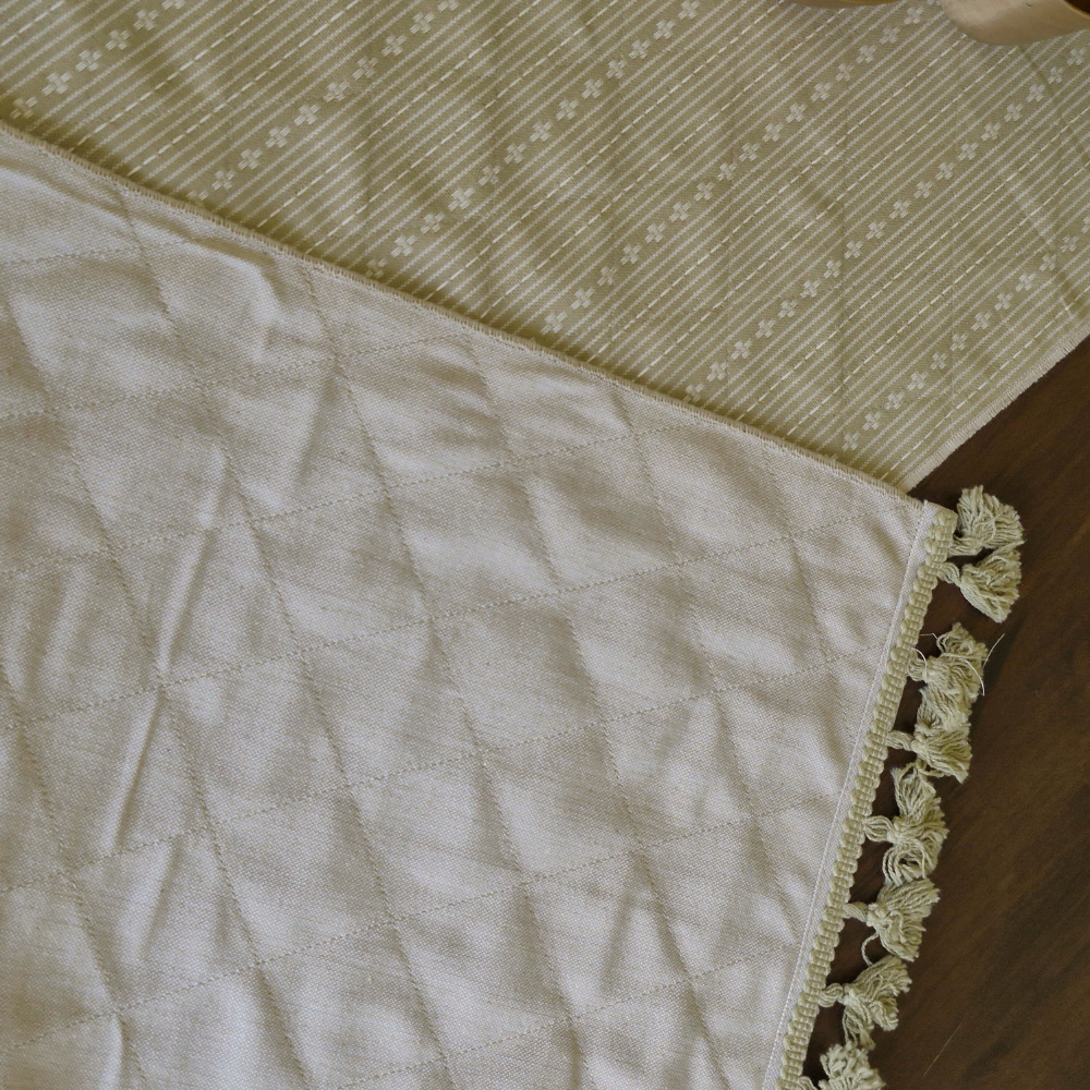 Woven Desert Sand Reversible Runner