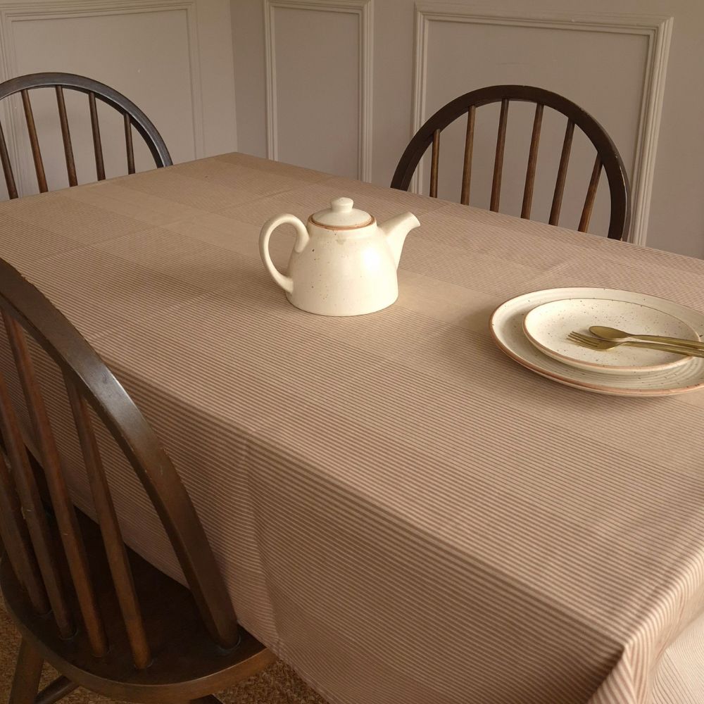 Cinnamon Cream Tablecloth