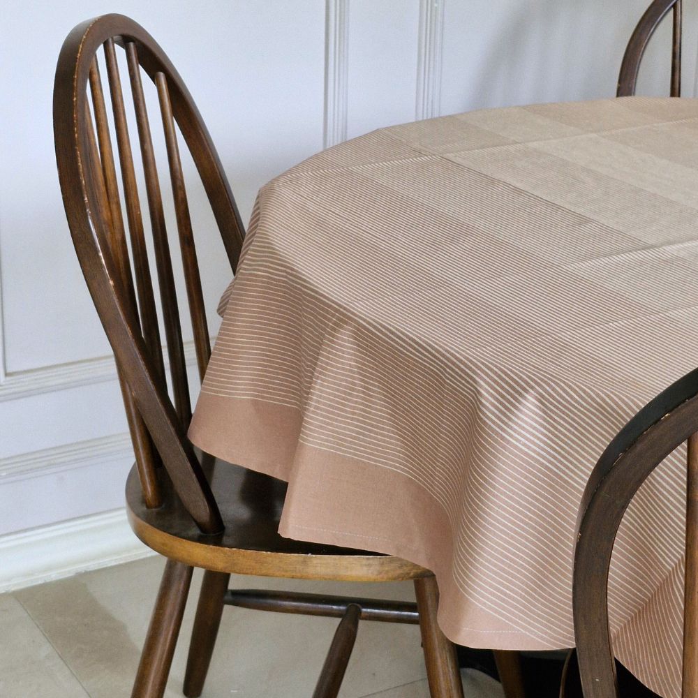 Cinnamon Cream Tablecloth