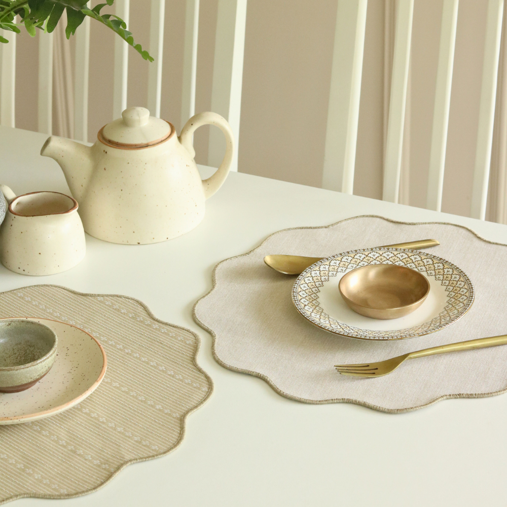 Woven Desert Sand Placemats
