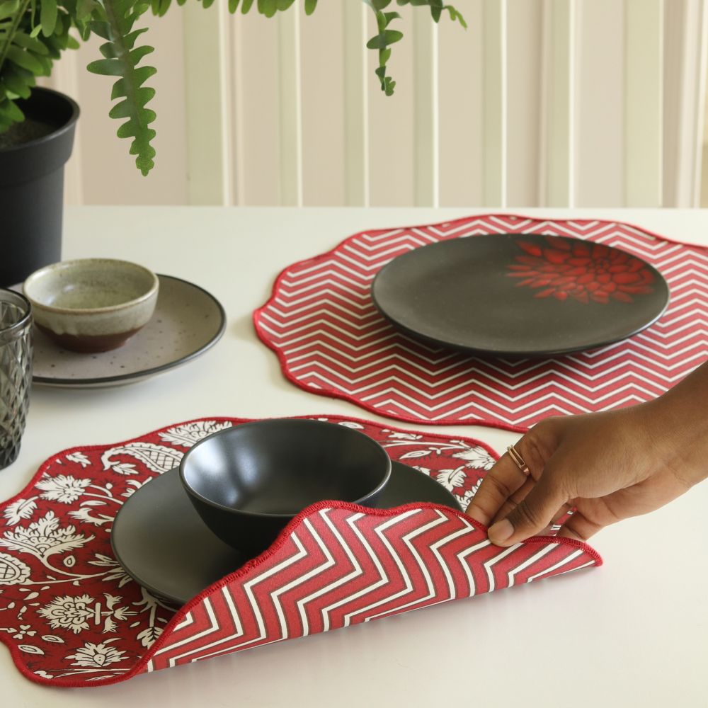 All Over Red Placemats