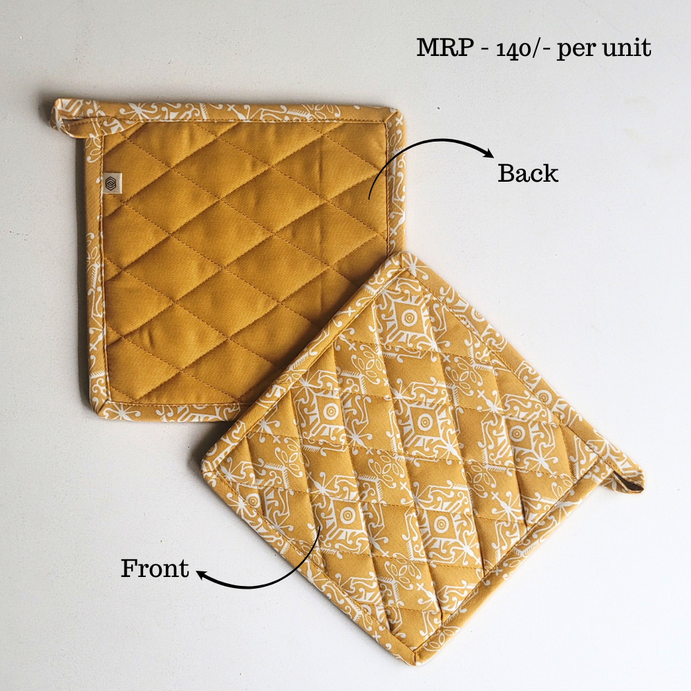 Wipeable & Reversible Pot Holder - Jaisalmer