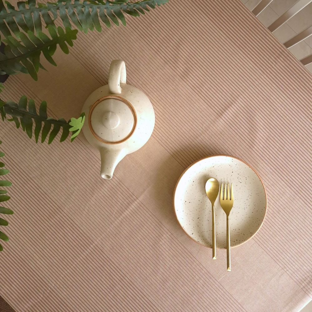 Cinnamon Cream Tablecloth