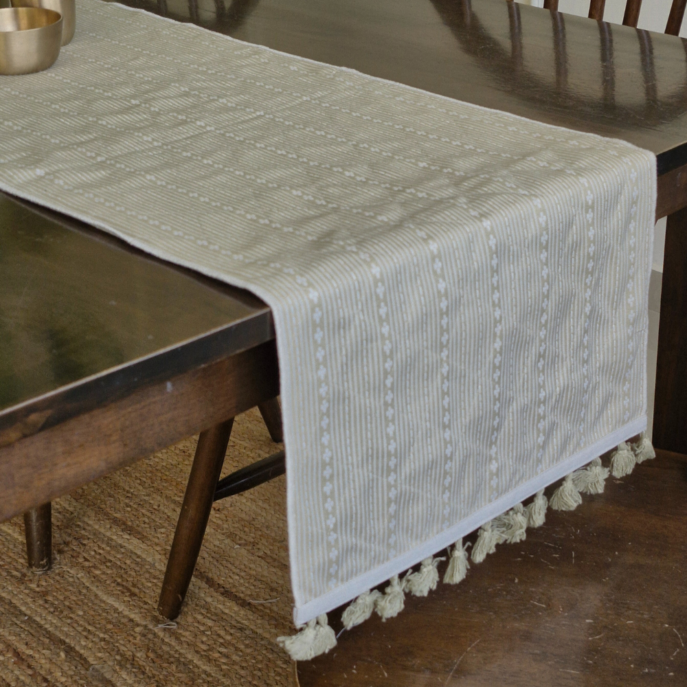 Woven Desert Sand Reversible Runner