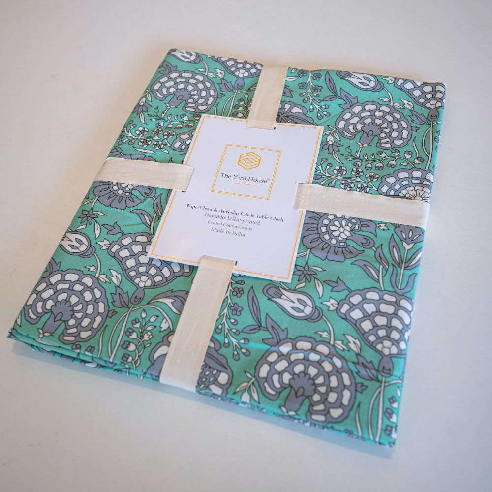 Tranquil Teal Tablecloth