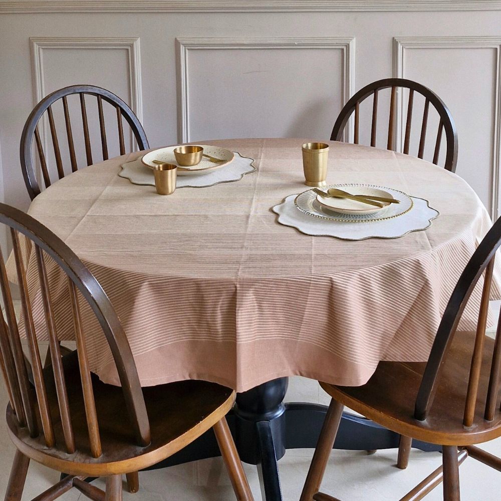Cinnamon Cream Tablecloth