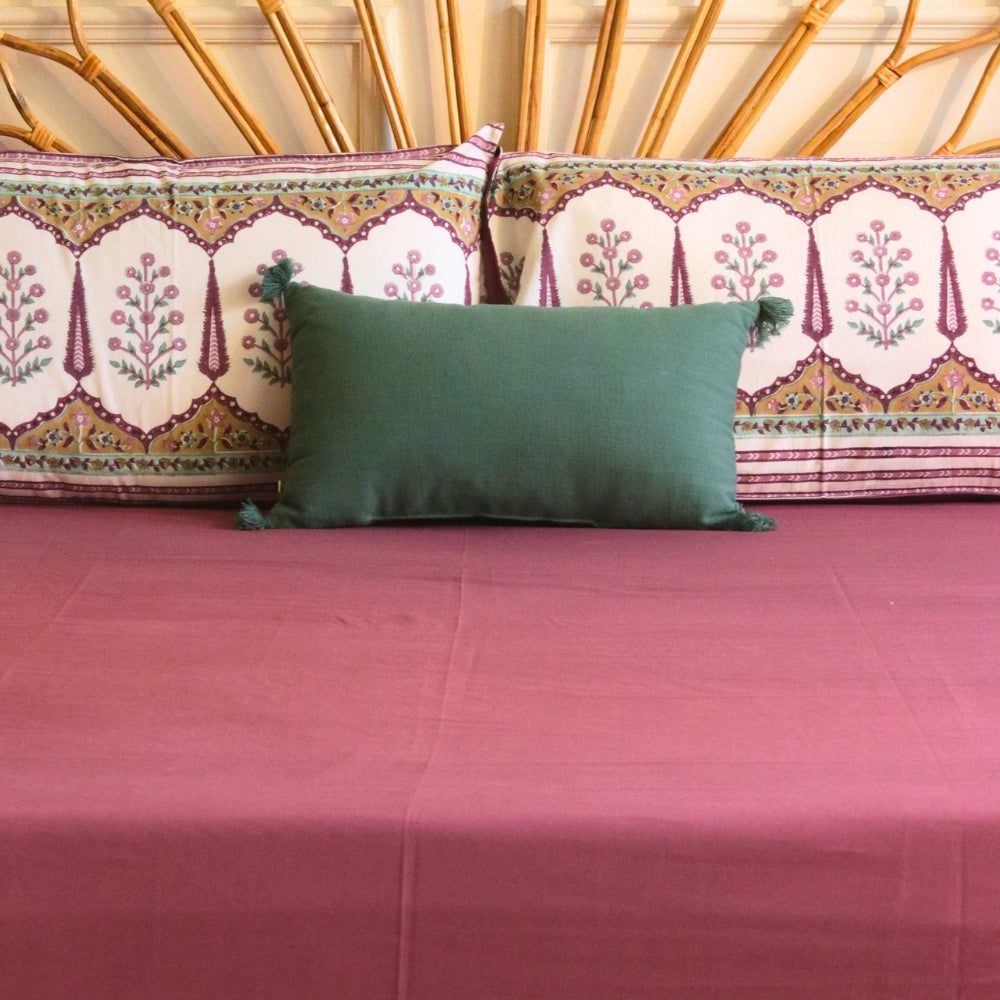 Solid Mauve Bedsheet