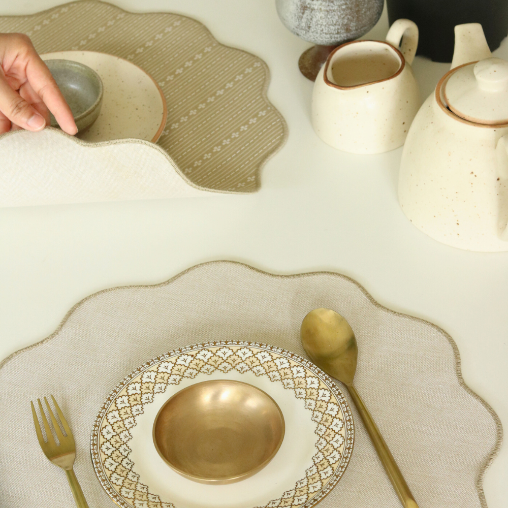Woven Desert Sand Placemats