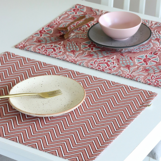 Sweet Onion Placemats Rectangle (12" x 17") Pink