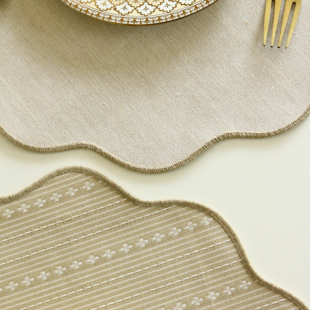 Woven Desert Sand Placemats