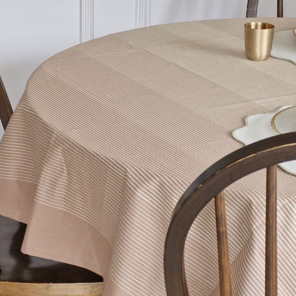 Cinnamon Cream Tablecloth