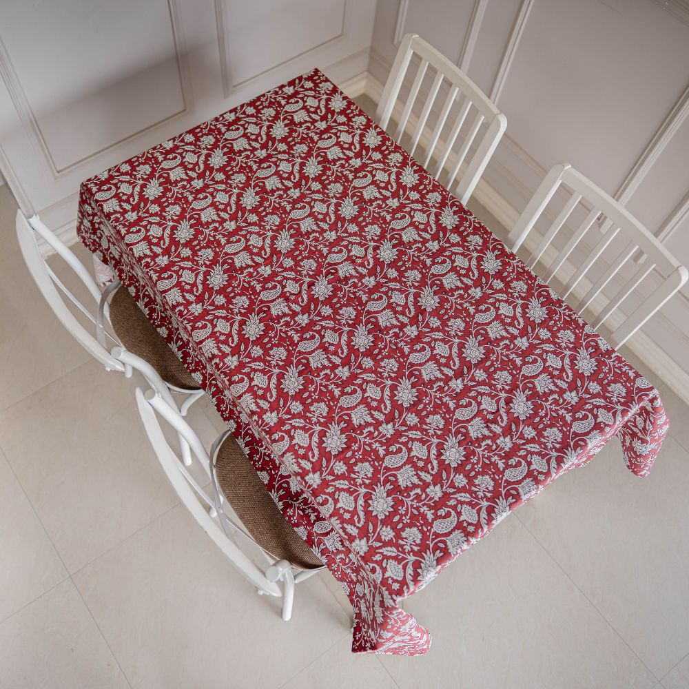 All Over Red Tablecloth