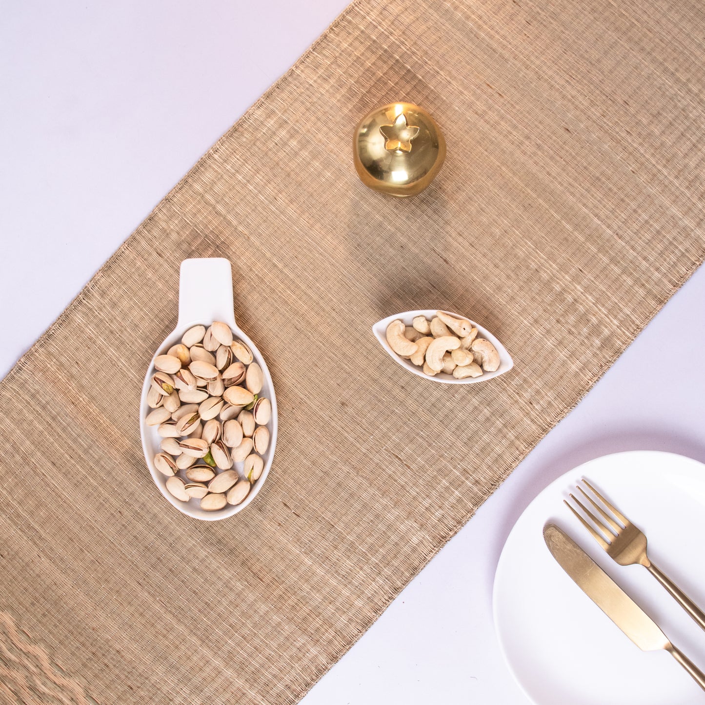 Masland Handwoven Madur Reed Runner - Beige