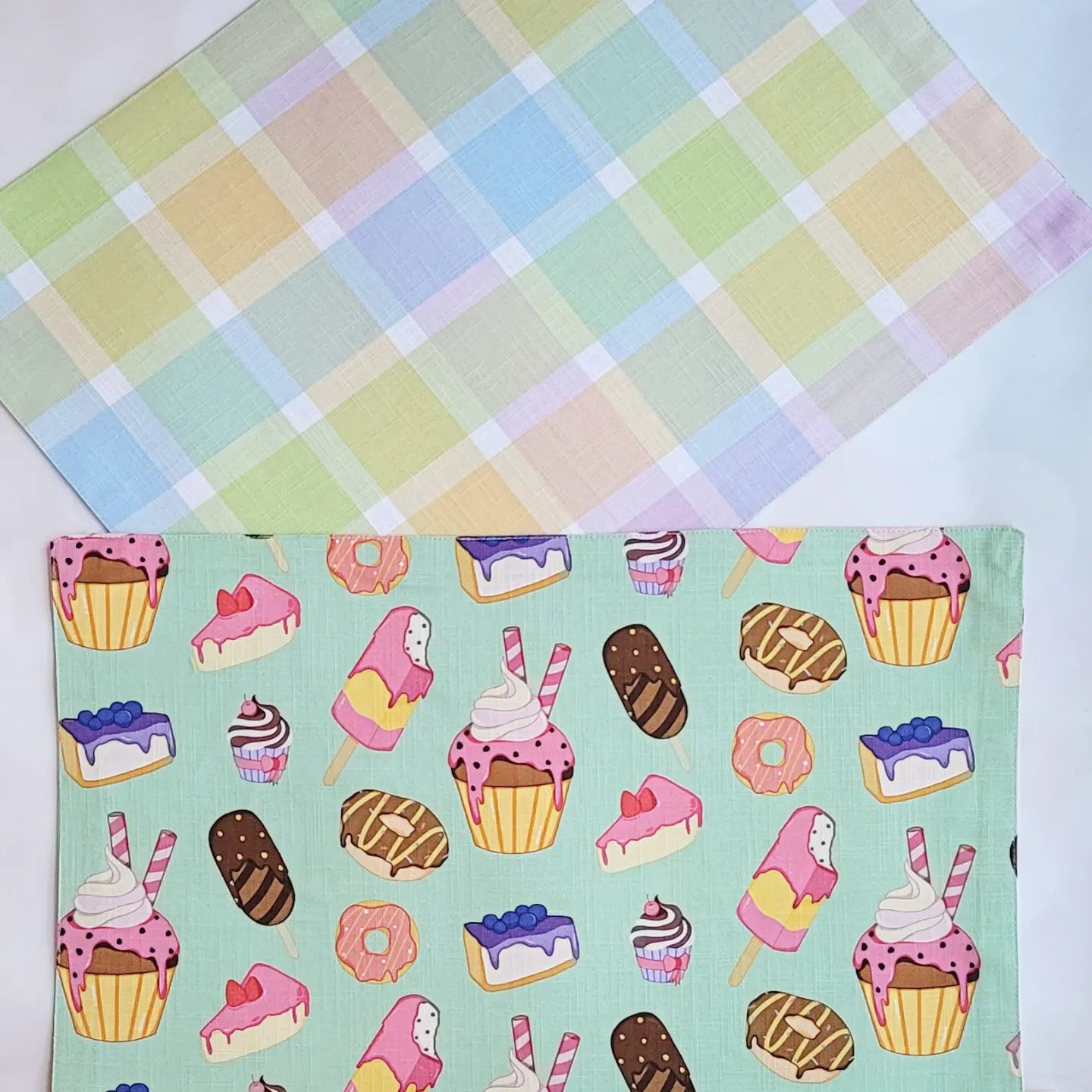 Kids Placemats - Slurp (Desserts) Green