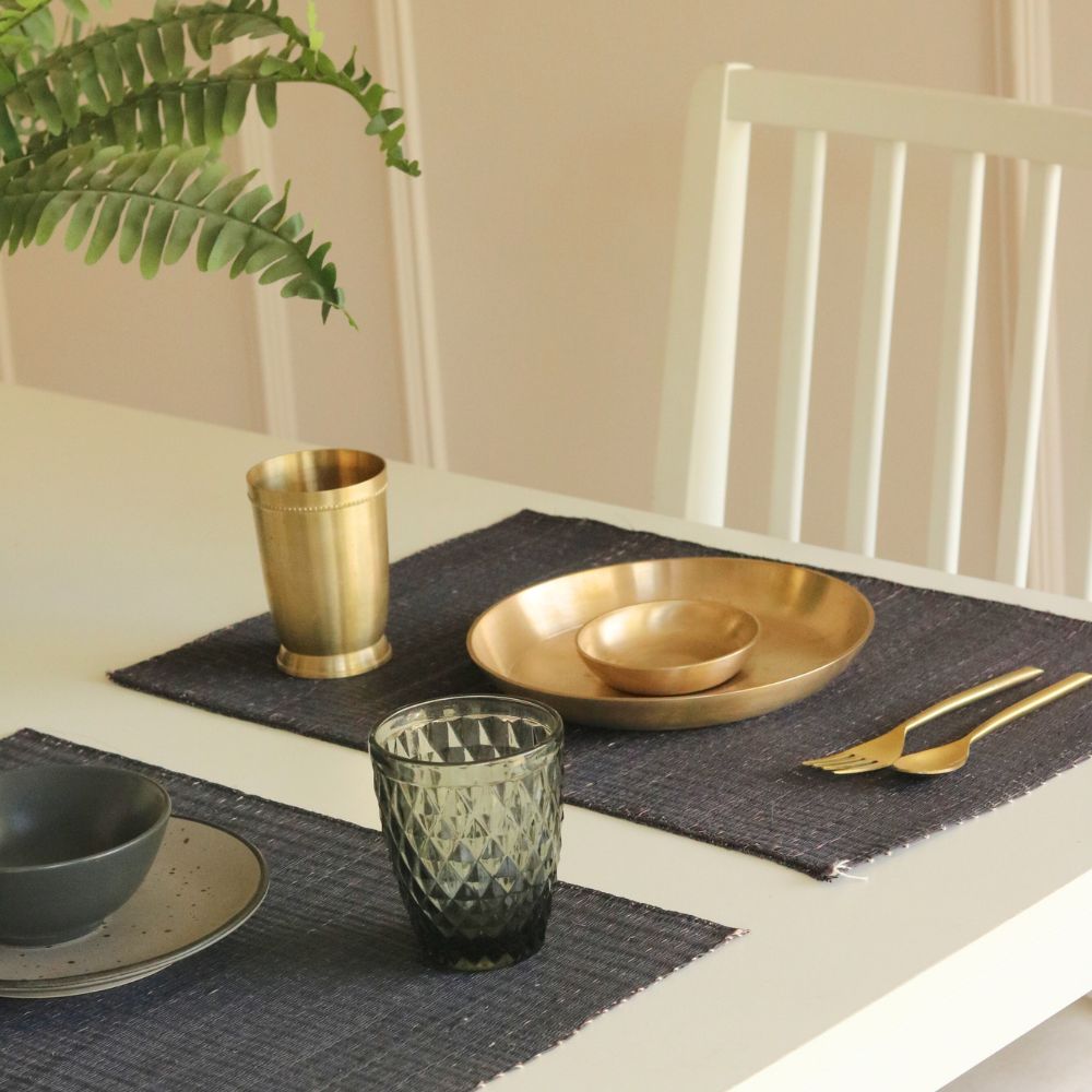 Masland Handwoven Madur Reed Placemats - Grey