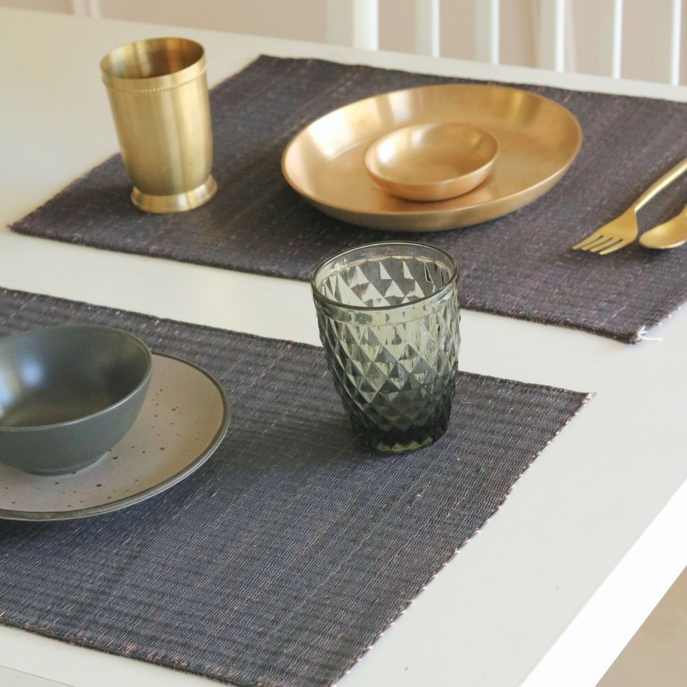 Masland Handwoven Madur Reed Placemats - Grey