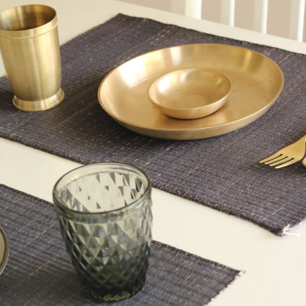 Masland Handwoven Madur Reed Placemats - Grey