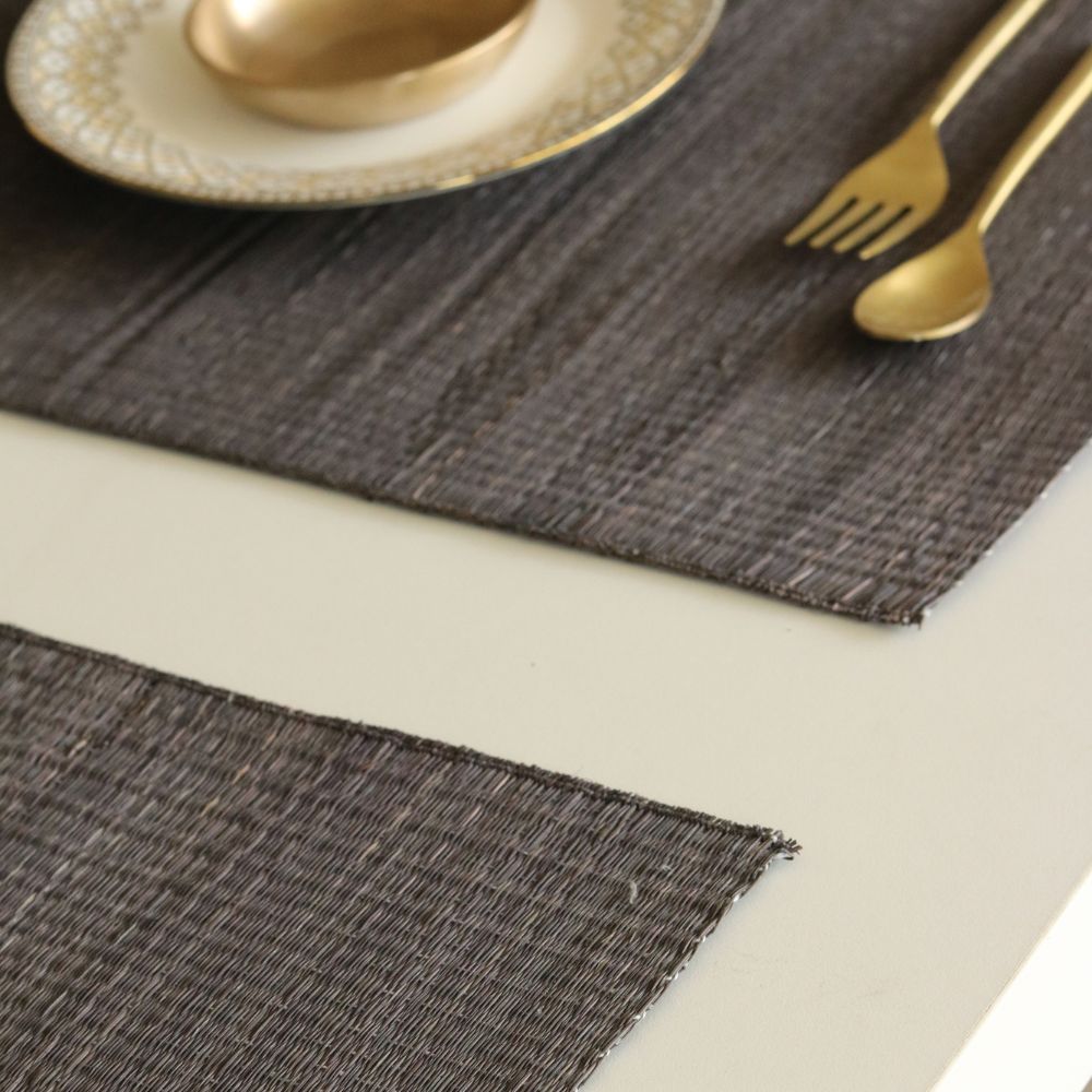 Masland Handwoven Madur Reed Placemats - Grey
