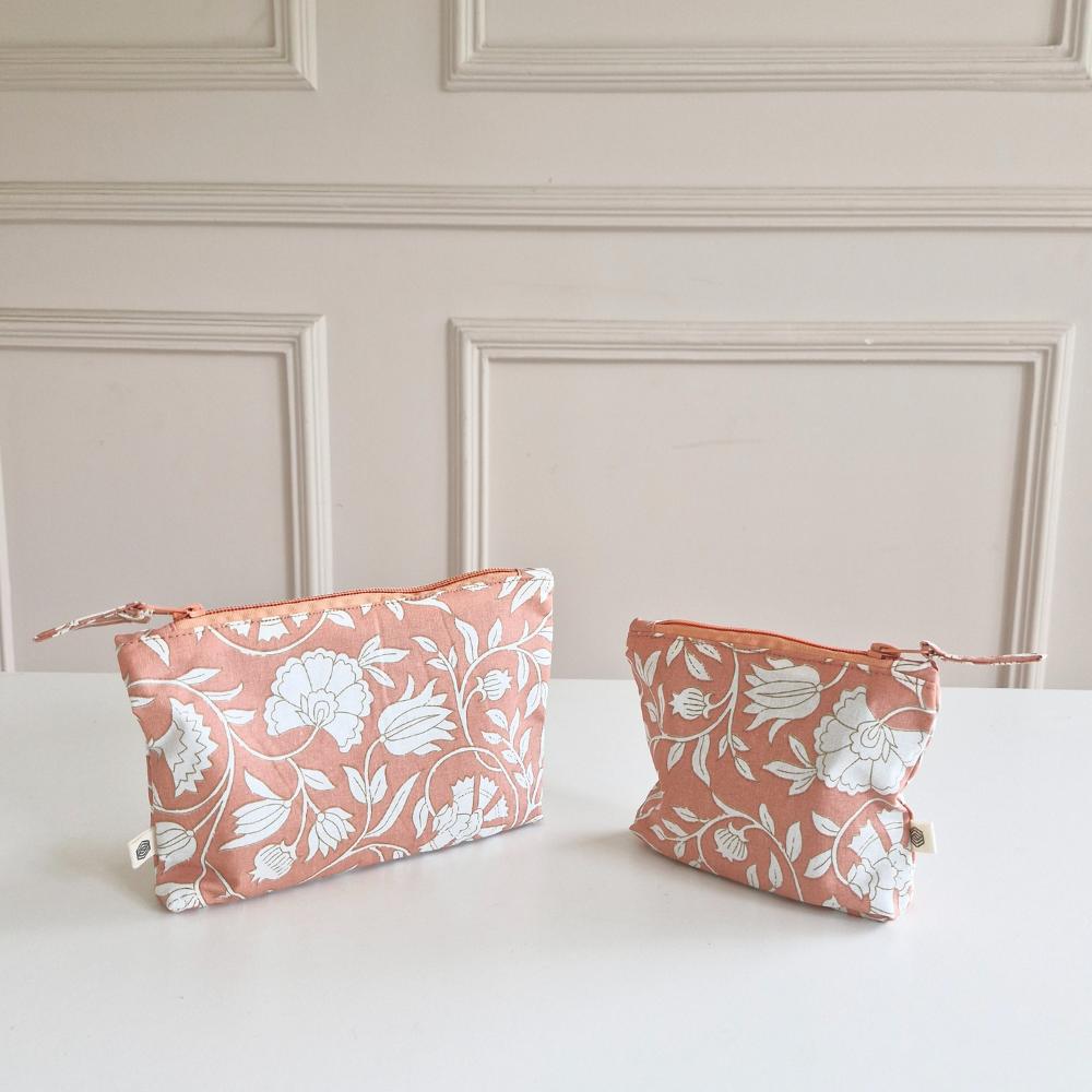 Handy Zip Pouches - Dusty Rose