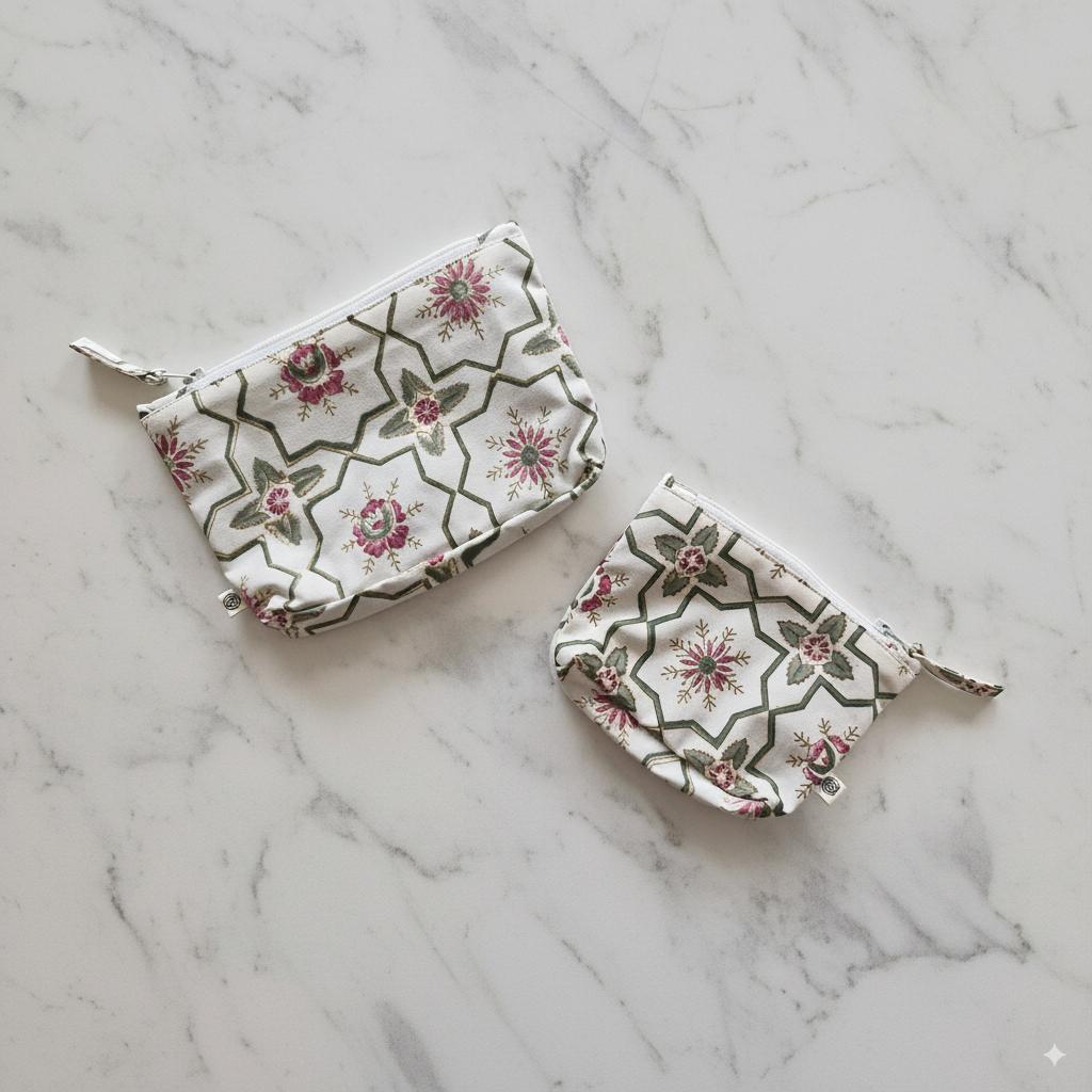 Handy Zip Pouches - Persian Garden