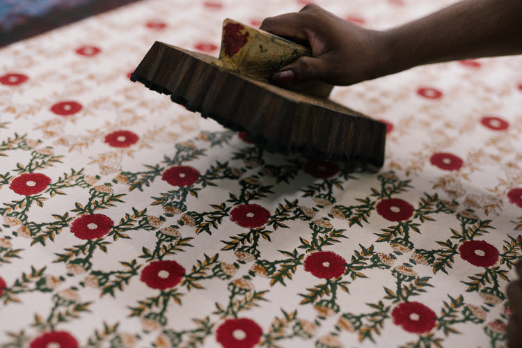 Machine Block Print Inside Hand Block Printing | Time, Technique & Tradition – The Yard House