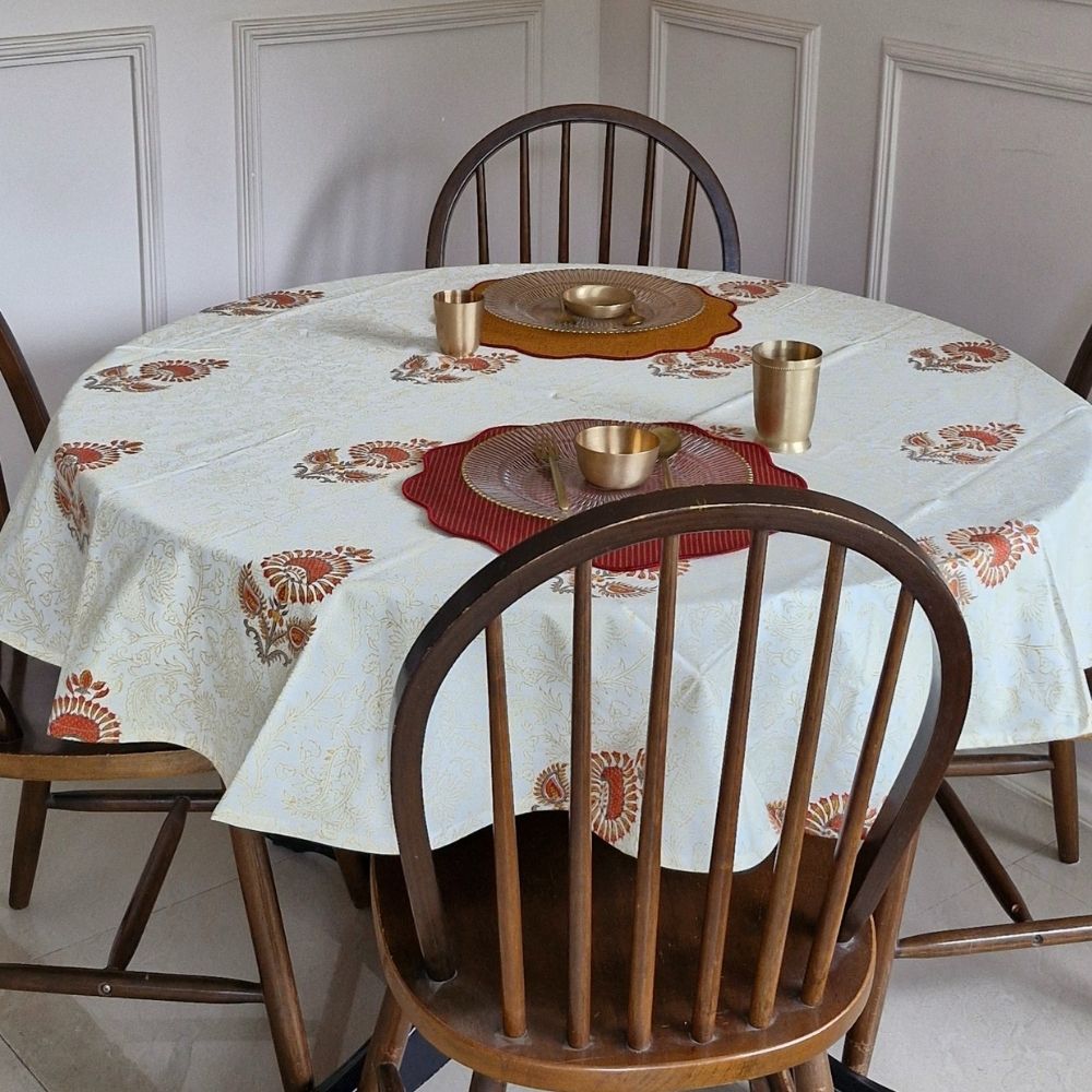 Tangerine Tablecloth