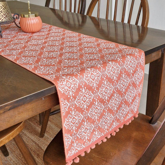 Agra Red Reversible Runner