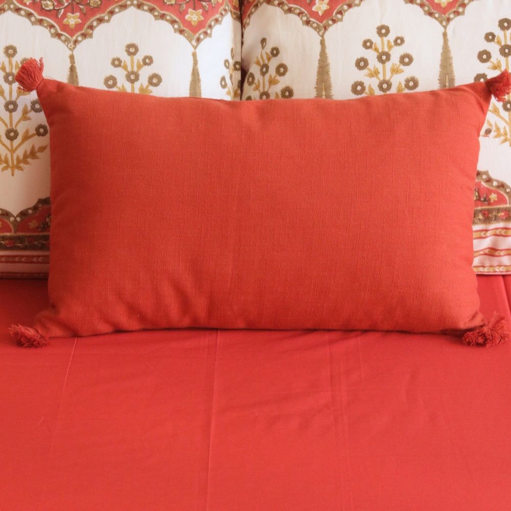 Rust Orange Bedsheet